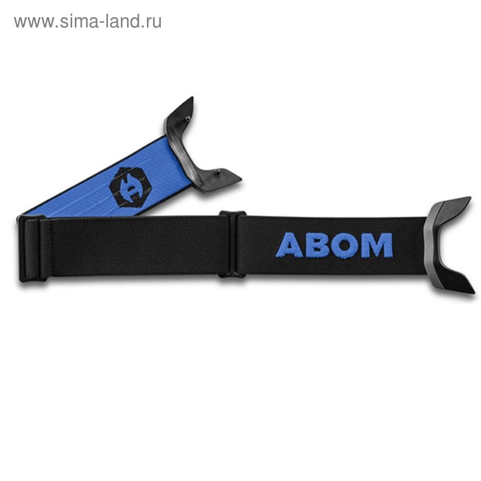 Ремень Abom ONE, черный, синий - Фото 1