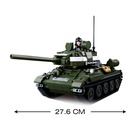 Конструктор Армия ВОВ «Боевой танк», 2 варианта сборки, 687 деталей - Фото 2