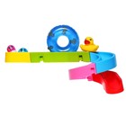 Игрушка водная горка для игры в ванной, конструктор, набор на присосках «Утиный аквапарк» - Фото 2