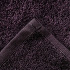 Полотенце махровое 50х90 см, черный, хлопок 100% , 430гр/м2 - Фото 3