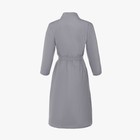 Халат вафельный женский Экономь и Я рукав 3/4, размер 42-44, серый, 100% хлопок, 200 г/м² - Фото 7