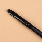 Кисть для макияжа «Premium Brush», тонкая, двусторонняя, 13 см, цвет чёрный - Фото 3