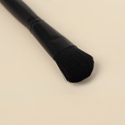Кисть для макияжа «Premium», скошенная, 18 (+/- 1) см, цвет чёрный - Фото 5