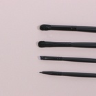 Набор кистей для макияжа «Premium Brush», 4 предмета, PVC-чехол, цвет чёрный - Фото 4