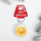 Брелок «Счастливый рубль», 3,7 х 3,7 см - Фото 1