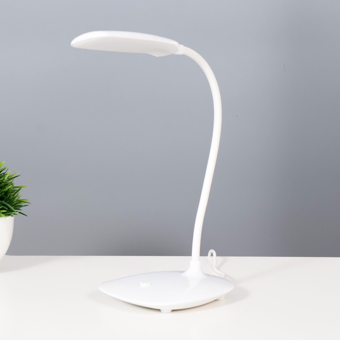 Лампа настольная "Воркер" LED 3Вт белый 10х15х37 см RISALUX - Фото 1