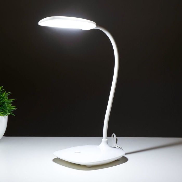 Лампа настольная "Воркер" LED 3Вт белый 10х15х37 см RISALUX - фото 1907018386