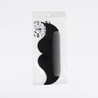 Расчёска-гребень для усов и бороды «УСЫ», 18 × 6,5 см, цвет чёрный - Фото 3