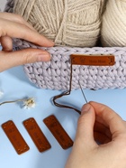 Набор нашивок Hand made, 5×1.5 см, 10 шт. - Фото 5