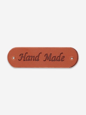 Набор нашивок Hand made, 4.5×1.3 см, 10 шт.