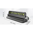 Табличка для номера телефона поворотная, черный - Фото 3