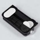 Табличка для номера телефона поворотная, черный - Фото 6