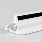 Табличка для номера телефона поворотная, люминесцентные цифры, белый - Фото 4