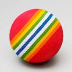 Набор из 2 игрушек "Полосатые шарики", диаметр шара 4.2 см (большие), микс цветов - Фото 3
