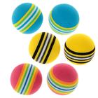 Набор из 2 игрушек "Полосатые шарики", диаметр шара 4.2 см (большие), микс цветов - Фото 5