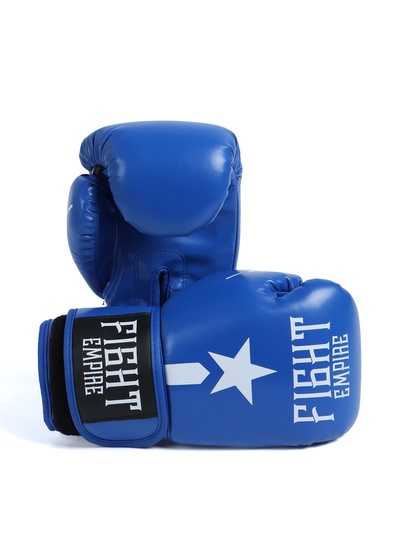 Перчатки боксёрские FIGHT EMPIRE, размер 8 oz, синие