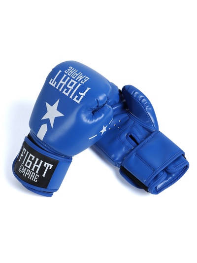 Перчатки боксёрские FIGHT EMPIRE, размер 8 oz, синие