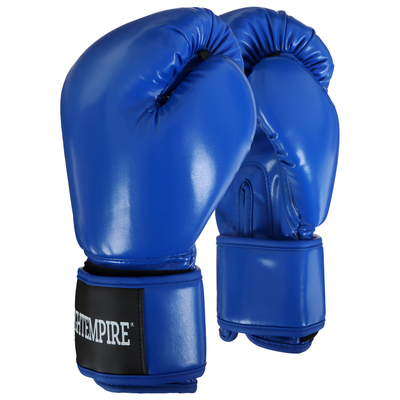 Перчатки боксёрские FIGHT EMPIRE, 14 унций, цвет синий