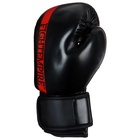 Перчатки боксёрские FIGHT EMPIRE, размер 8 oz, чёрно-красные - Фото 2
