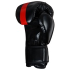 Перчатки боксёрские FIGHT EMPIRE, размер 8 oz, чёрно-красные - Фото 3