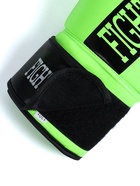 Перчатки боксёрские FIGHT EMPIRE, размер 8 oz, салатовые - Фото 19