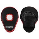 Лапа боксёрская FIGHT EMPIRE, 1 шт., цвет чёрный/красный - Фото 1