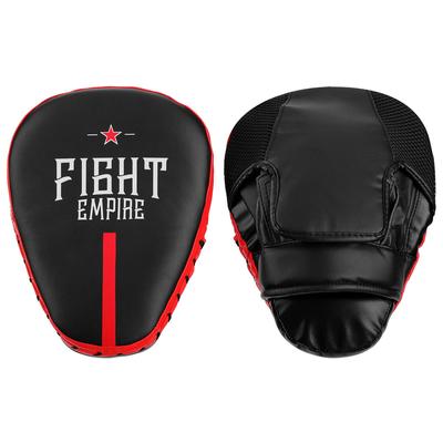 Лапа боксёрская FIGHT EMPIRE PRO, 1 шт., чёрная, красная