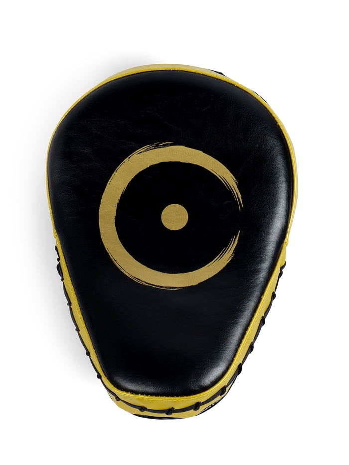 Лапа боксёрская FIGHT EMPIRE PRO, 1 шт., цвет чёрный/золотой - Фото 1
