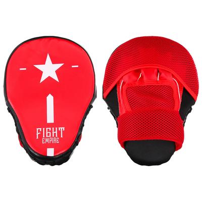 Лапа боксёрская FIGHT EMPIRE, 1 шт., цвет красный/чёрный