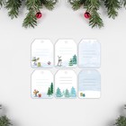 Набор из 6 шильдиков на подарки «Снежного настроения», 16 × 24 см, 6 шт - Фото 3