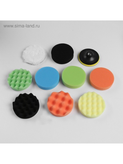 Круг для полировки TORSO, 125 мм, набор 11 предметов