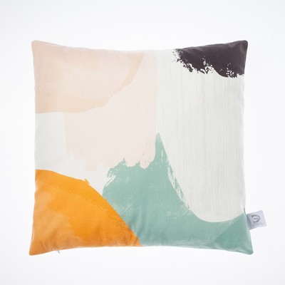 Наволочка декоративная «Этель» Aurora 40×40 см, 100% п/э, велюр