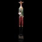 Сувенир полистоун "Английский шарж-Жираф буржуа в камзоле с часами" 12х11х68 см - Фото 1