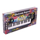 Синтезатор «Крутое граффити», 37 клавиш, 1 динамик, с микрофоном, с пюпитром - Фото 5