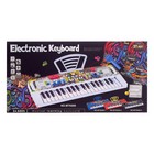 Синтезатор «Крутое граффити», 37 клавиш, 1 динамик, с микрофоном, с пюпитром - Фото 6