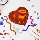 Наклейки на воздушные шары «Сердце», цвет МИКС - Фото 1