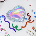 Наклейки на воздушные шары «Сердце», цвет МИКС - Фото 3