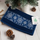 Полотенце махровое «Этель. Снежинки ажурные», 30×70 см, хлопок 100% - Фото 1