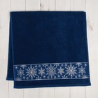 Полотенце махровое «Этель. Снежинки ажурные», 50×90 см, хлопок 100% - Фото 2