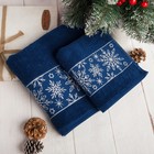 Полотенце махровое «Этель. Снежинки ажурные», 50×90 см, хлопок 100% - Фото 4