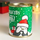 Копилка-подарок металл "Волшебству быть" 7,3х9,5 см - фото 24547216