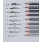 Набор карандашей чернографитных ЗХК «Сонет», 12 штук, разной твёрдости, шестигранные, деревянные - Фото 5