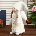 Кукла интерьерная "Ангелочек Марфуша в белом платье с сердечком" 34х9х12 см - Фото 4