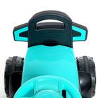 Детский электромобиль «Экскаватор», привод ковша ручной, световые и звуковые эффекты, цвет голубой - Фото 7