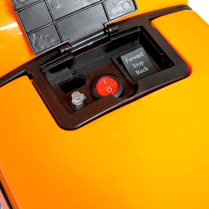 Электромобиль «Экскаватор», ручной привод ковша, световые и звуковые эффекты, цвет оранжевый - фото 1887885054