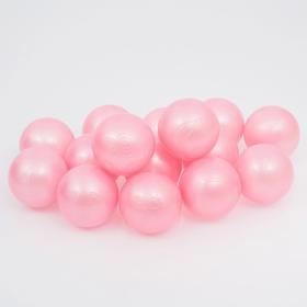 Набор шаров для сухого бассейна 500 шт, цвет: розовый перламутр