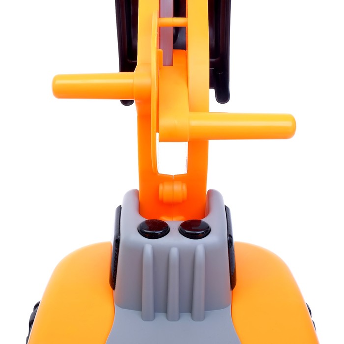 Толокар «Экскаватор», подвижный ковш, световые и звуковые эффекты, цвет оранжевый - фото 1877518974