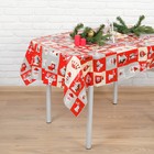 Скатерть новогодняя одноразовая, размер 108×180 см - Фото 2