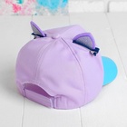 Кепка детская для девочки «Совунья», с заколочками, р-р. 52-54 см, 5-7 лет - Фото 4