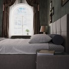 Кровать «Пантеон» без ПМ, 160×200 см, рогожка, цвет лунная пастель - Фото 6